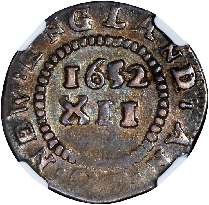 1652 Shilling Pine Tree, Small Planchet VF35 thumbnail 2