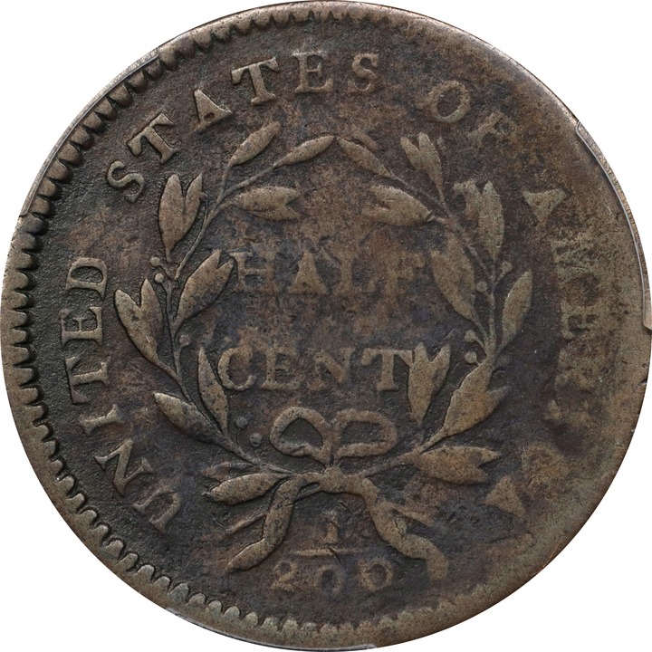 1794 1/2c MS BN VF20 BN thumbnail 16