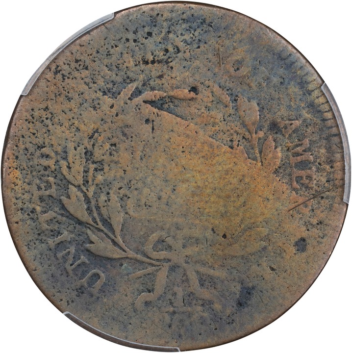 1795 1/2c No Pole, Plain Edge MS BN P1 BN CAC thumbnail 23