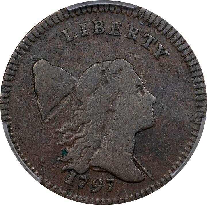 1797 1/2c Plain Edge, Centered Head MS BN thumbnail 7
