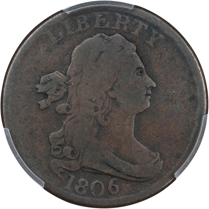 Image for Draped Bust Half Cent 1/2c 1800-1808 MS BN [Type] G6 BN