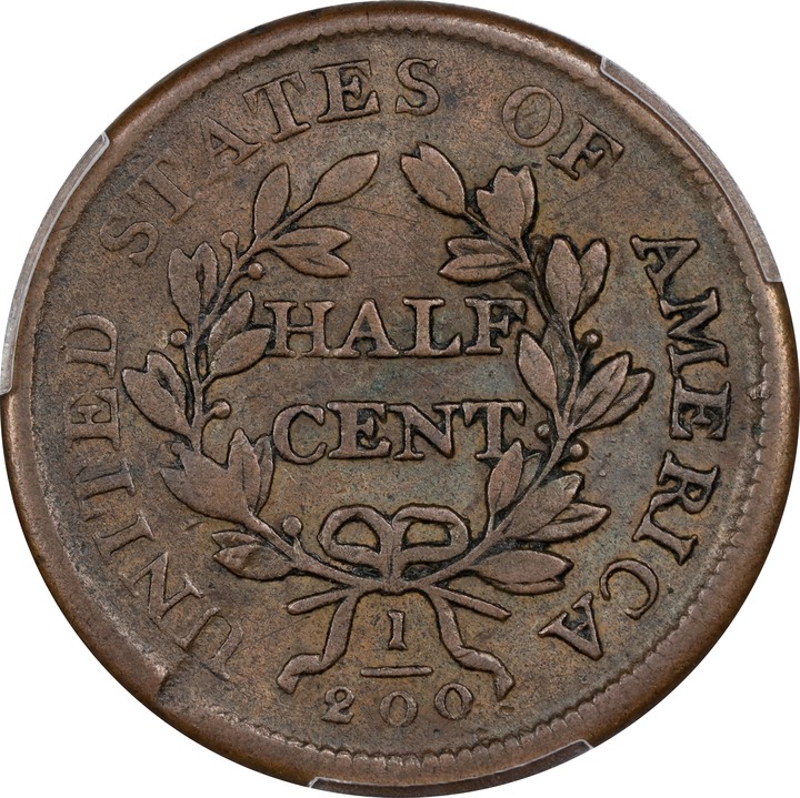 1806 1/2c Small 6, Stems MS BN AG3 BN thumbnail 6