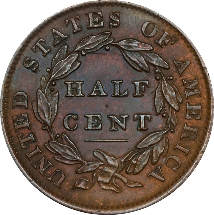 1834 1/2c MS BN AG3 BN thumbnail 2