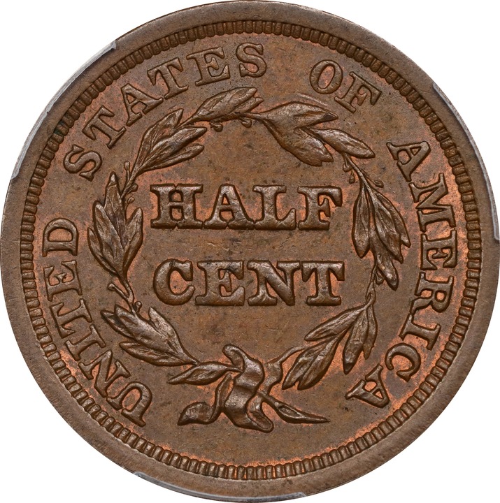 1851 1/2c MS BN AU58 BN thumbnail 4