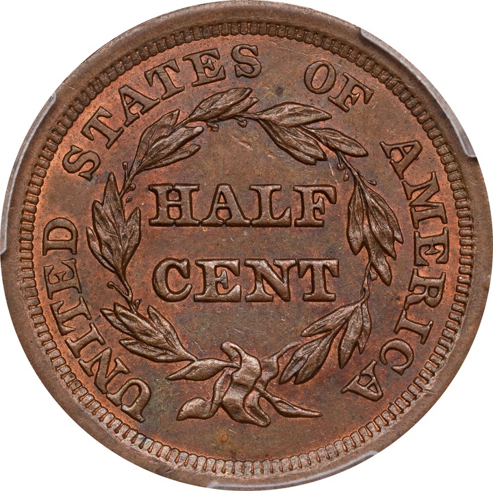 1857 1/2c MS BN G4 BN thumbnail 2