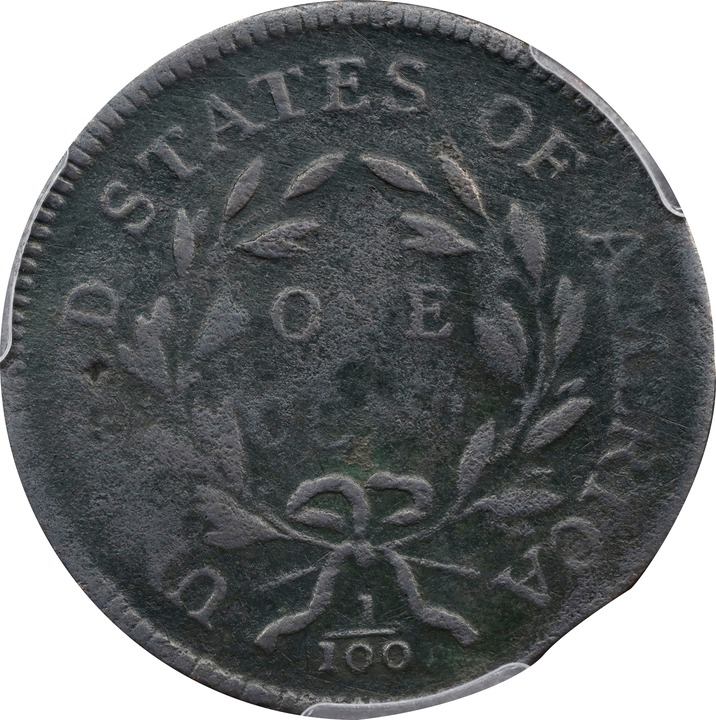 1797 1c Reverse of 1795, Gripped Edge MS BN thumbnail 8