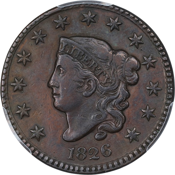 Image for Coronet Head Cent 1c 1816-1839 MS BN [Type] XF40 BN
