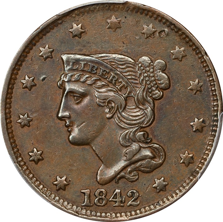 1842 1c Large Date MS BN thumbnail 5