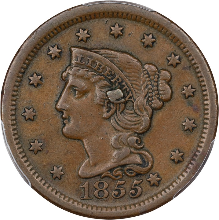 1855 1c Knob on Ear MS BN thumbnail 6