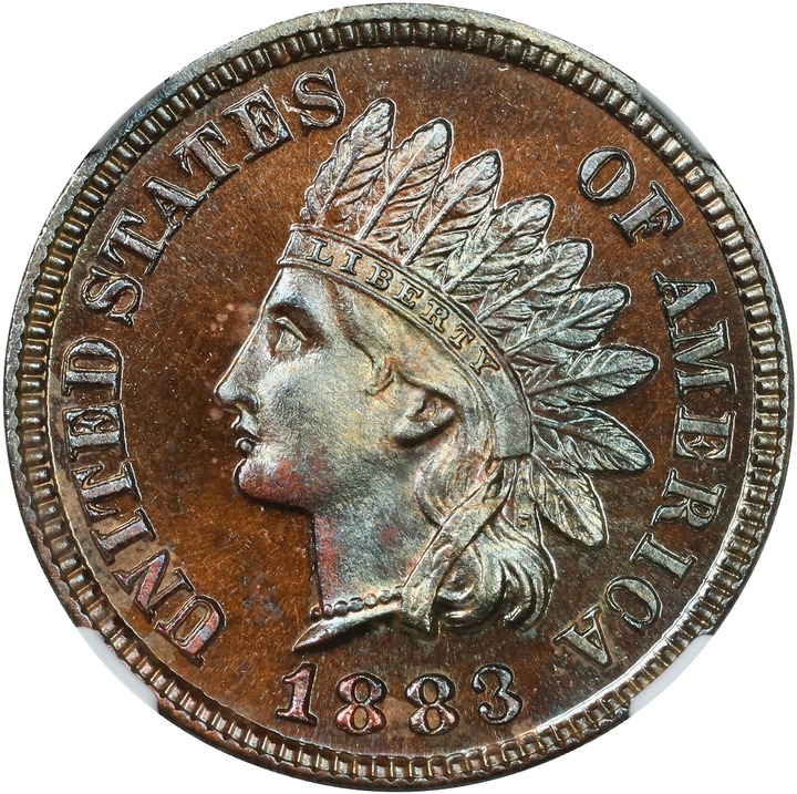 1883 1c PR BN PR65 BN CAC thumbnail 5