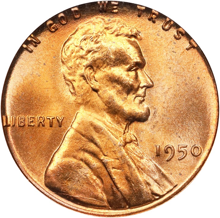 1950 1c MS RD MS66 RD CAC thumbnail 3