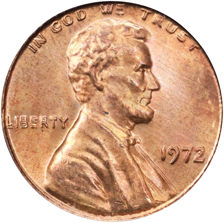 1972 1c Doubled Die Obverse MS RD thumbnail 17