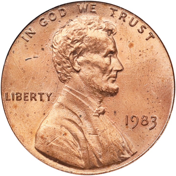 1983 1c Doubled Die Reverse MS RD thumbnail 9