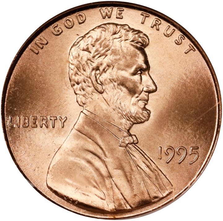 1995 1c Doubled Die Obverse MS RD thumbnail 12
