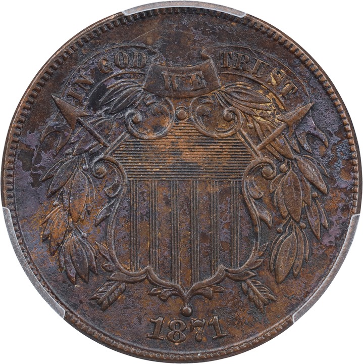 Image for 1871 2c MS BN G4 BN