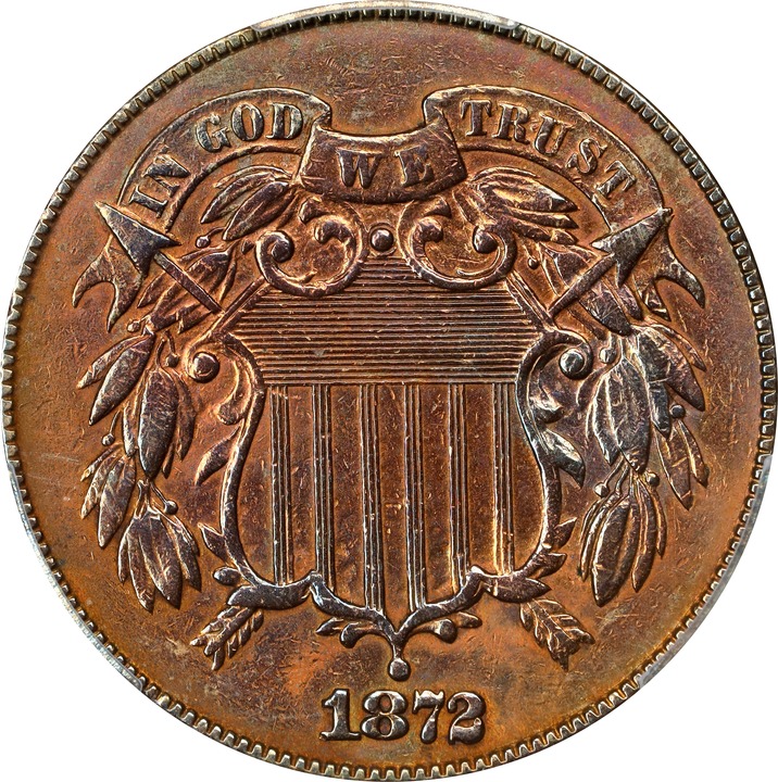 1872 2c PR BN AU50 BN CAC thumbnail 7