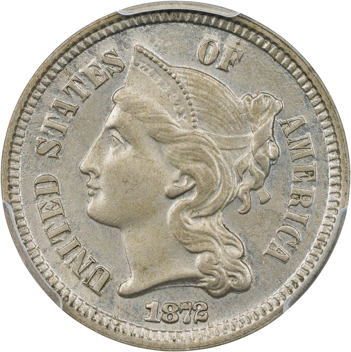 1872 3cN XF40 CAC thumbnail 23