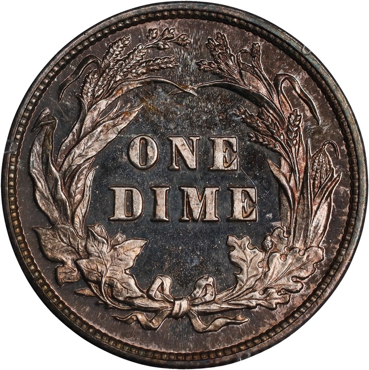 1892 10c PR65 thumbnail 11