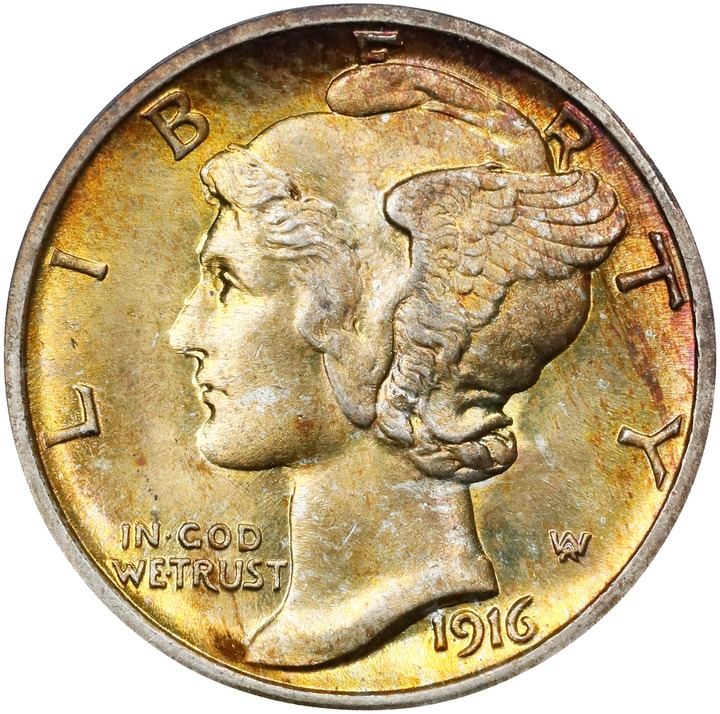1916-S 10c Mercury MS thumbnail 14