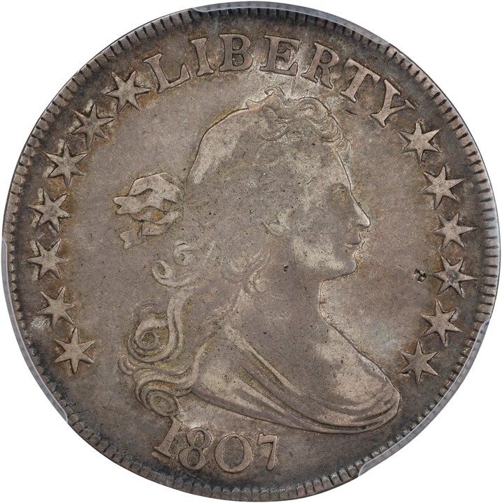 1807 50c Draped Bust, O-104a MS thumbnail 13