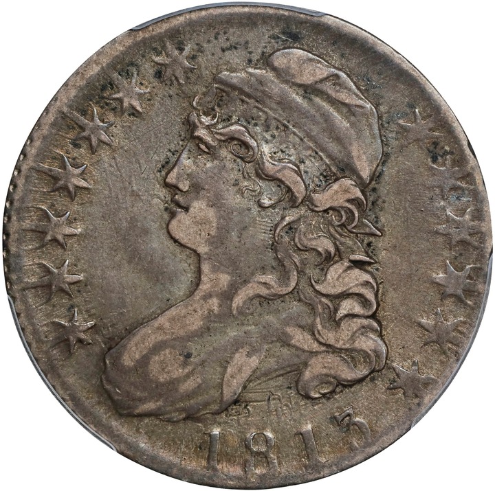 Image for 1813 50c VF30 CAC