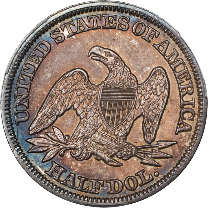 1846 50c Medium Date VF20 thumbnail 16