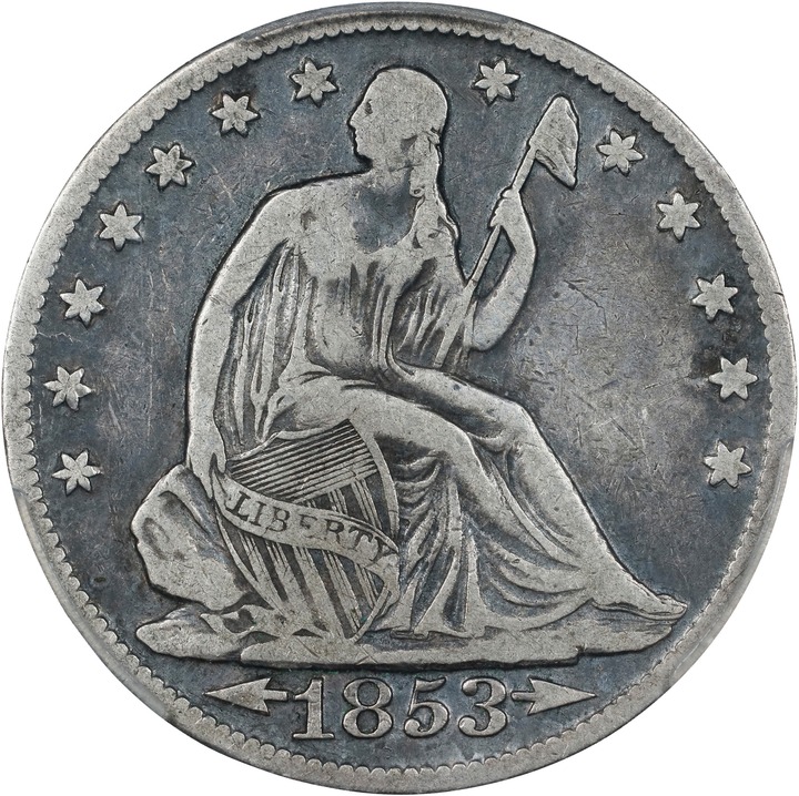 1853-O 50c Arrows & Rays MS thumbnail 18