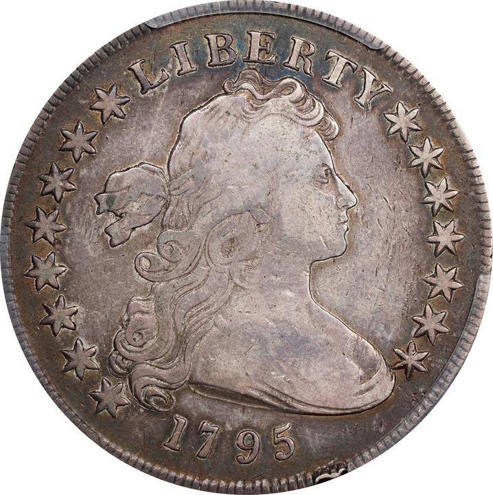 1795 $1  Draped Bust, Centered Bust MS thumbnail 3