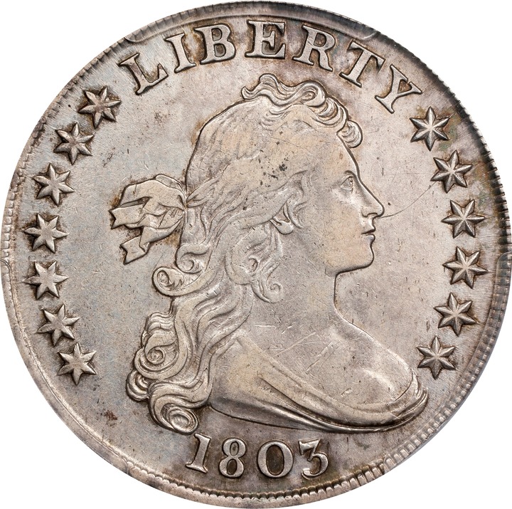 1803 $1  Large 3 AG2 CAC thumbnail 7