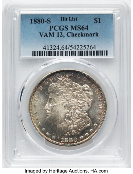 1880-S $1  Checkmark, VAM-12 MS thumbnail 3