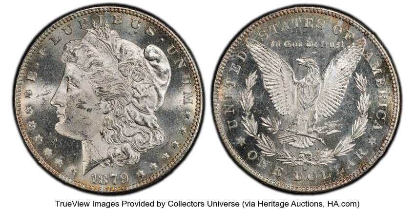 1879-S $1  Reverse of 1878, VAM-4 MS thumbnail 2