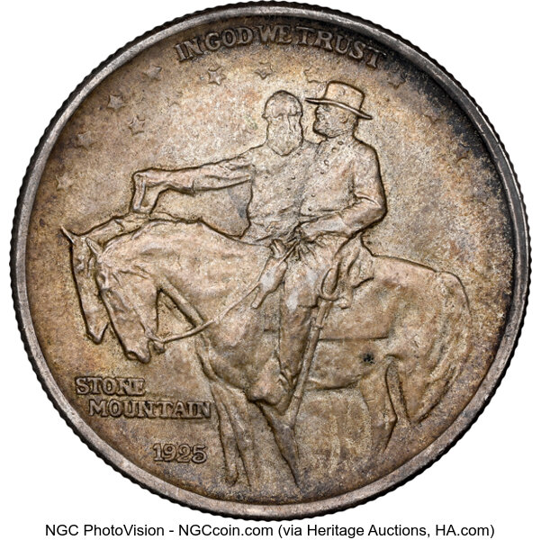 1925 50c Stone Mountain, FLA. Counterstamp MS