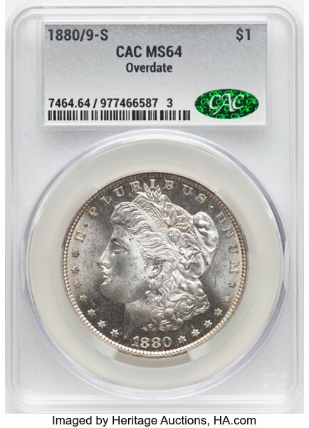 1880/9-S $1  Overdate, VAM-11 MS thumbnail 16