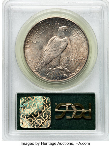 1928 $1 MS61 CAC thumbnail 2
