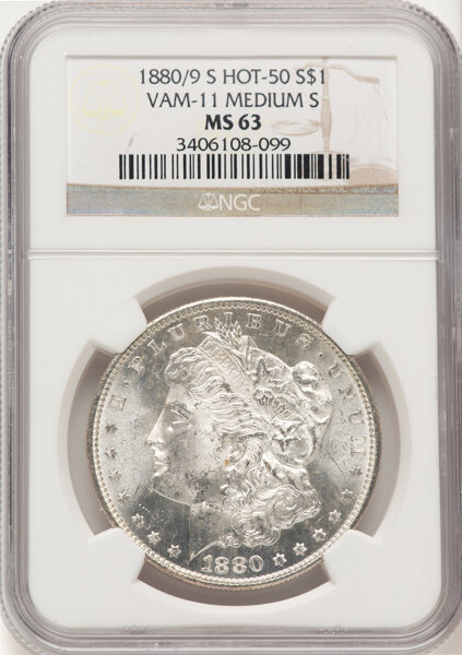 1880/9-S $1  Overdate, VAM-11 MS thumbnail 15