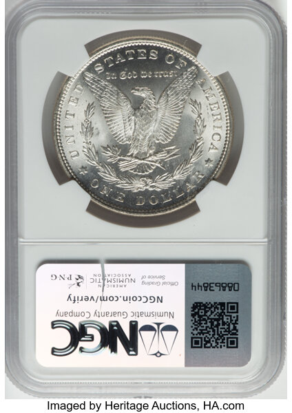 1885 $1 MS67 CAC thumbnail 4