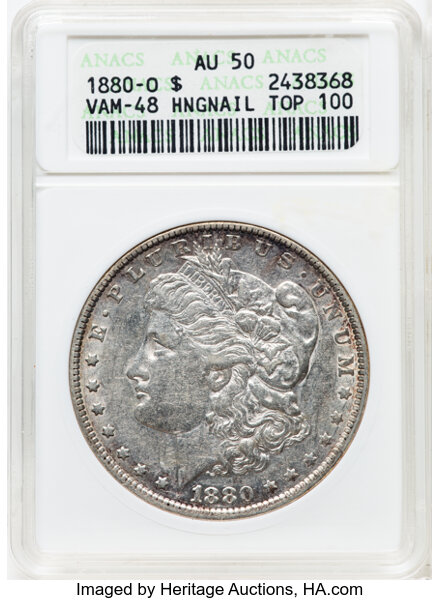 1880-O $1  Hangnail, VAM-48  MS thumbnail 6