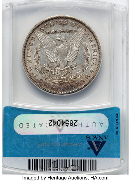 1880-O $1  Hangnail, VAM-48 AU50 thumbnail 2