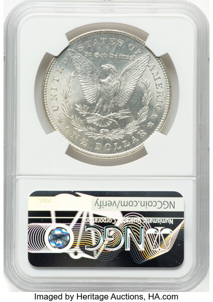 1878 7TF $1  Reverse of 1878, Type 1 Obv, VAM-100 MS thumbnail 8