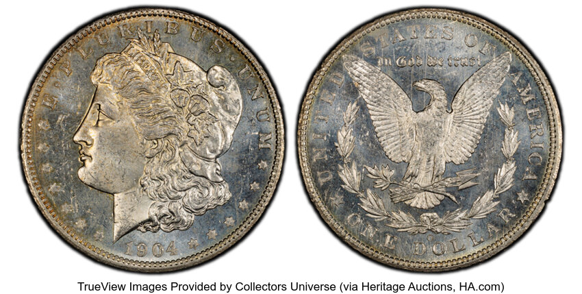 1904-O $1 Fishhook, VAM-4B MS PL