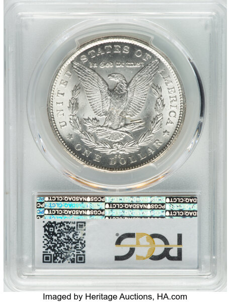 1880-CC $1 MS60 CAC thumbnail 2