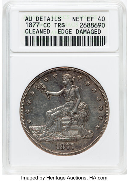 1877 CC Trade Dollar MS Values | Greysheet