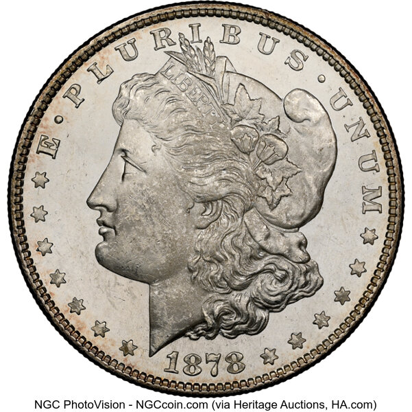 1878 8TF $1  Lines in LIB, VAM-2 MS PL thumbnail 2