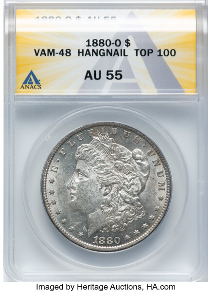 1880-O $1  Hangnail, VAM-48  MS thumbnail 5