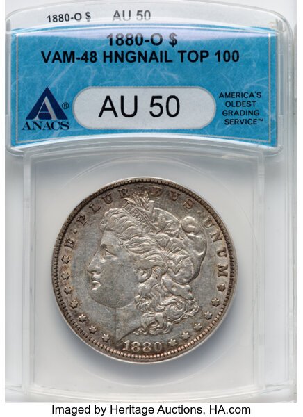 1880-O $1  Hangnail, VAM-48  MS thumbnail 7