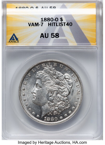 1880-O $1  Pitted Date, VAM-7  MS thumbnail 4