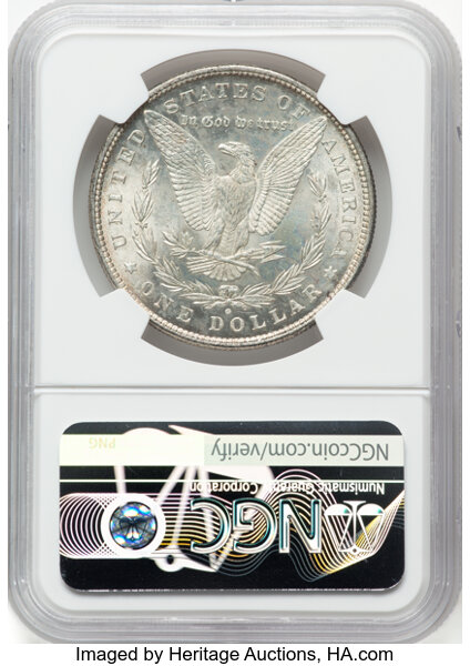 1880/79-O $1 MS63 CAC thumbnail 2
