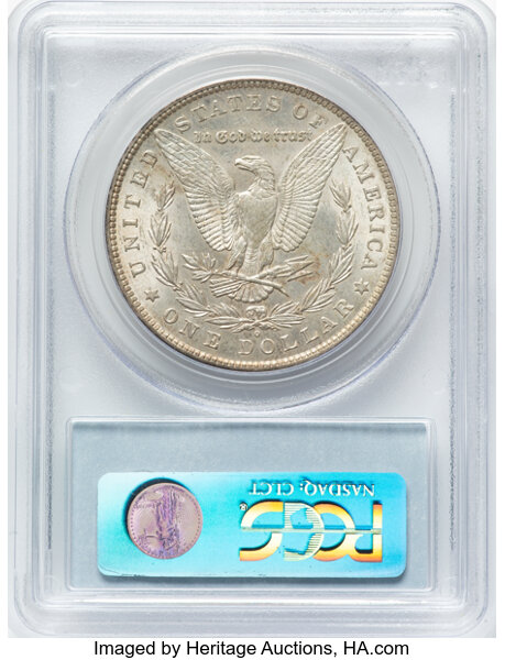 1880-O $1  Hangnail, VAM-48 AU58 thumbnail 4