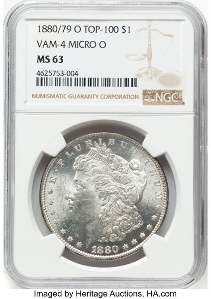 1880/79-O $1  Crossbar, VAM-4 MS thumbnail 5