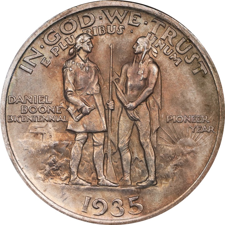 1935 50c Boone AU58 thumbnail 22